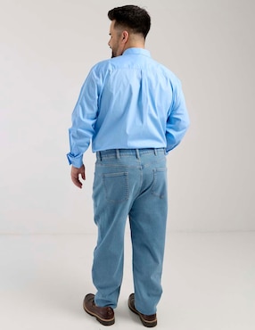 Jeans straight Weekend Plus lavado obscuro para hombre