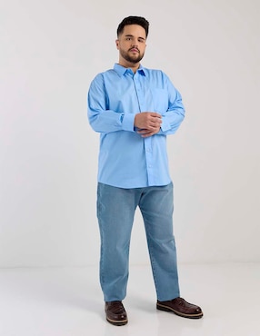 Jeans straight Weekend Plus lavado obscuro para hombre