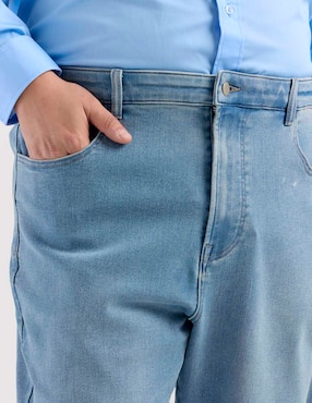 Jeans straight Weekend Plus lavado obscuro para hombre