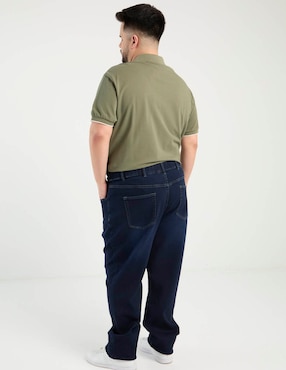 Jeans straight Weekend Plus lavado obscuro para hombre