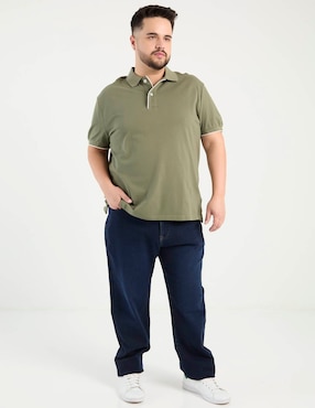 Jeans straight Weekend Plus lavado obscuro para hombre