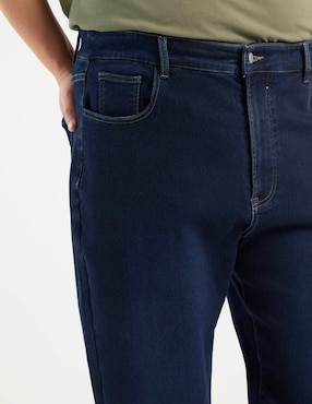 Jeans straight Weekend Plus lavado obscuro para hombre