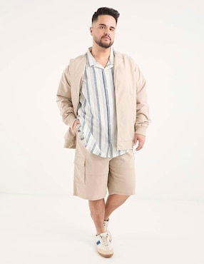 Camisa casual Weekend Plus manga corta para hombre