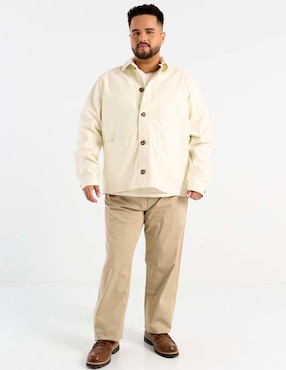 Camisa casual Weekend Plus manga larga para hombre
