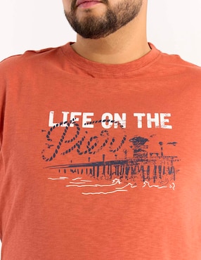 Playera Weekend Plus cuello redondo para hombre