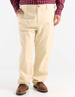Pantalón chino straight Weekend Plus para hombre