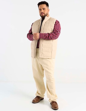 Pantalón chino straight Weekend Plus para hombre