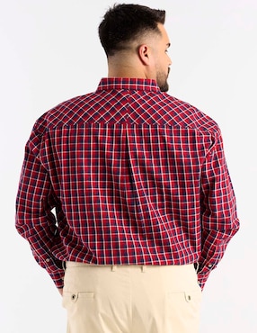 Camisa casual Weekend Plus manga larga para hombre