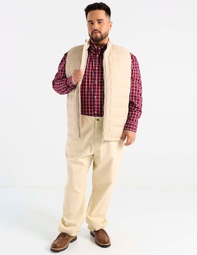 Camisa casual Weekend Plus manga larga para hombre