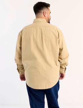Camisa casual Weekend Plus manga larga para hombre