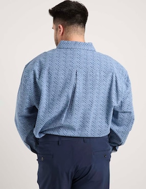 Camisa casual Weekend Plus manga larga para hombre