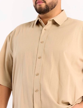 Camisa casual Weekend Plus manga corta para hombre