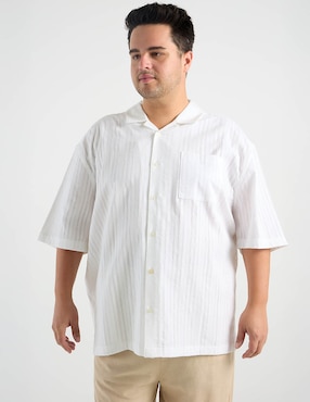 Camisa casual Weekend Plus manga corta para hombre