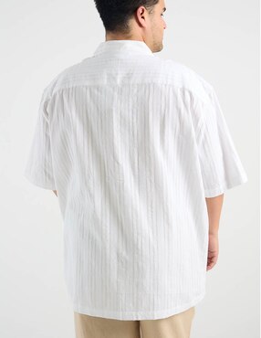Camisa casual Weekend Plus manga corta para hombre