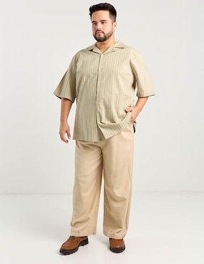Camisa casual Weekend Plus manga corta para hombre