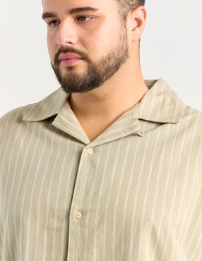 Camisa casual Weekend Plus manga corta para hombre