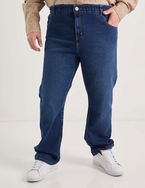 Jeans straight Weekend Plus lavado medio para hombre