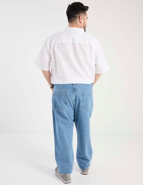 Jeans straight Weekend Plus lavado claro para hombre