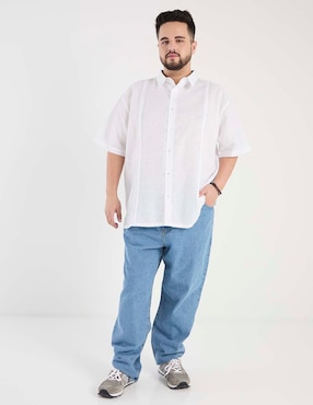 Jeans straight Weekend Plus lavado claro para hombre