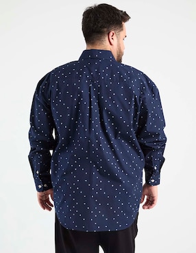 Camisa casual Weekend Plus manga larga para hombre