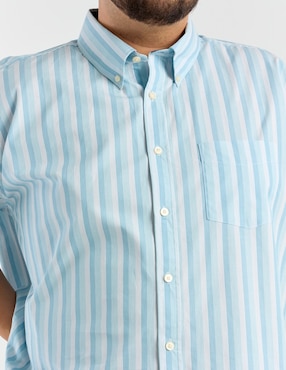 Camisa casual Weekend Plus manga al codo para hombre