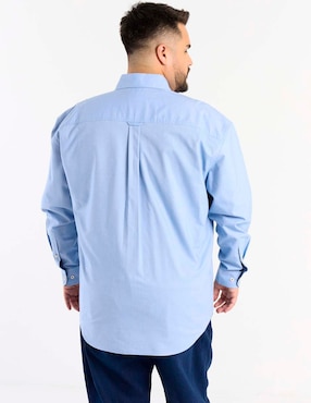 Camisa casual Weekend Plus manga larga para hombre
