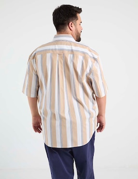 Camisa casual Weekend Plus manga al codo para hombre