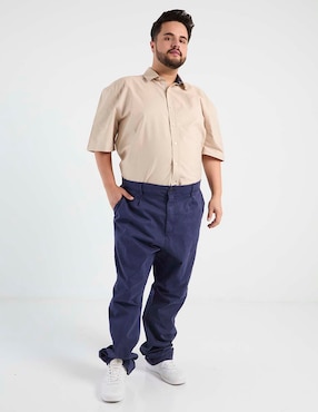 Camisa casual Weekend Plus manga al codo para hombre