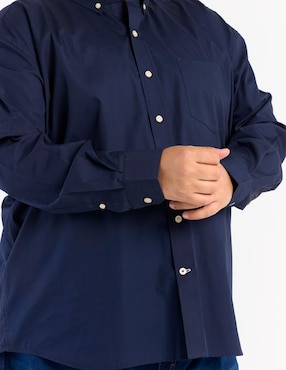 Camisa casual Weekend Plus manga larga para hombre