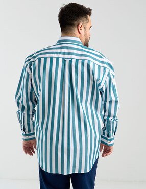 Camisa casual Weekend Plus manga larga para hombre