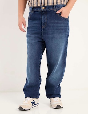 Jeans straight Weekend Plus lavado whisker para hombre