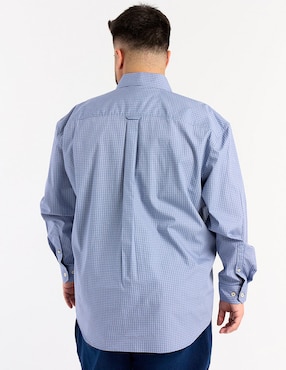 Camisa business casual Weekend Plus manga larga para hombre