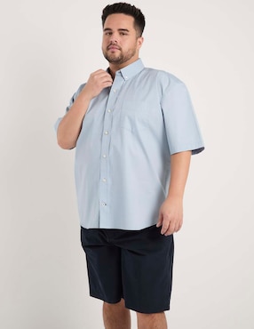 Camisa casual Weekend Plus manga al codo para hombre