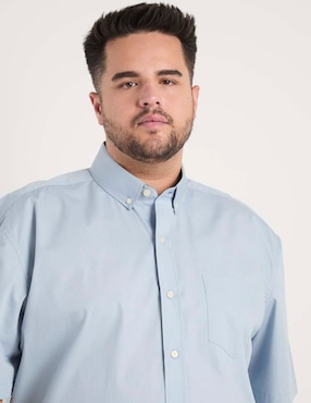 Camisa casual Weekend Plus manga al codo para hombre