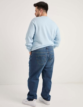 Jeans straight Weekend Plus lavado medio para hombre