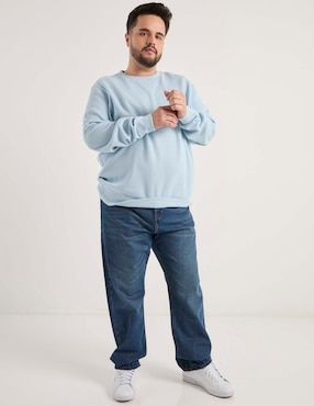 Jeans straight Weekend Plus lavado medio para hombre