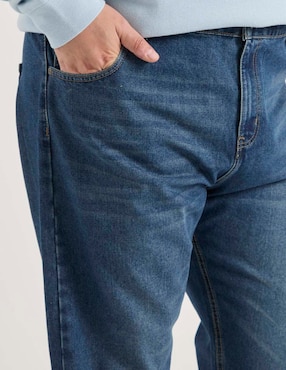 Jeans straight Weekend Plus lavado medio para hombre