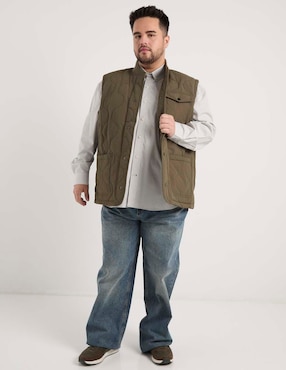 Camisa casual Weekend Plus manga larga para hombre