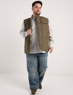 Camisa casual Weekend Plus manga larga para hombre