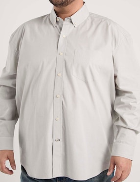 Camisa casual Weekend Plus manga larga para hombre
