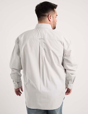 Camisa casual Weekend Plus manga larga para hombre
