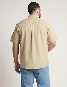 Camisa casual Weekend Plus de algodón manga corta para hombre