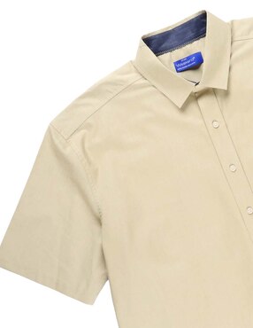Camisa casual Weekend Plus de algodón manga corta para hombre