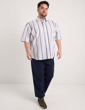Camisa casual Weekend Plus manga al codo para hombre