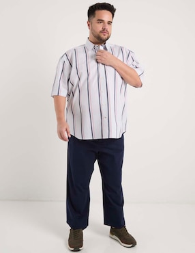 Camisa casual Weekend Plus manga al codo para hombre