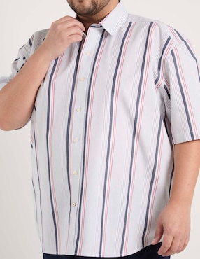 Camisa casual Weekend Plus manga al codo para hombre