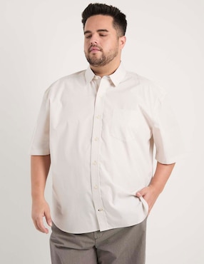 Camisa casual Weekend Plus manga al codo para hombre