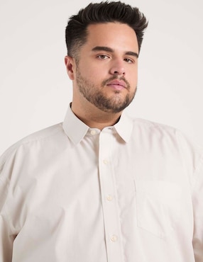Camisa casual Weekend Plus manga al codo para hombre