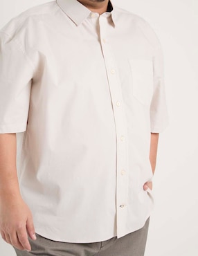 Camisa casual Weekend Plus manga al codo para hombre