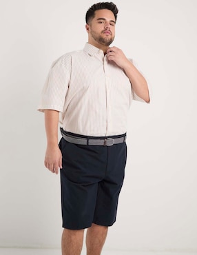 Camisa casual Weekend Plus manga al codo para hombre
